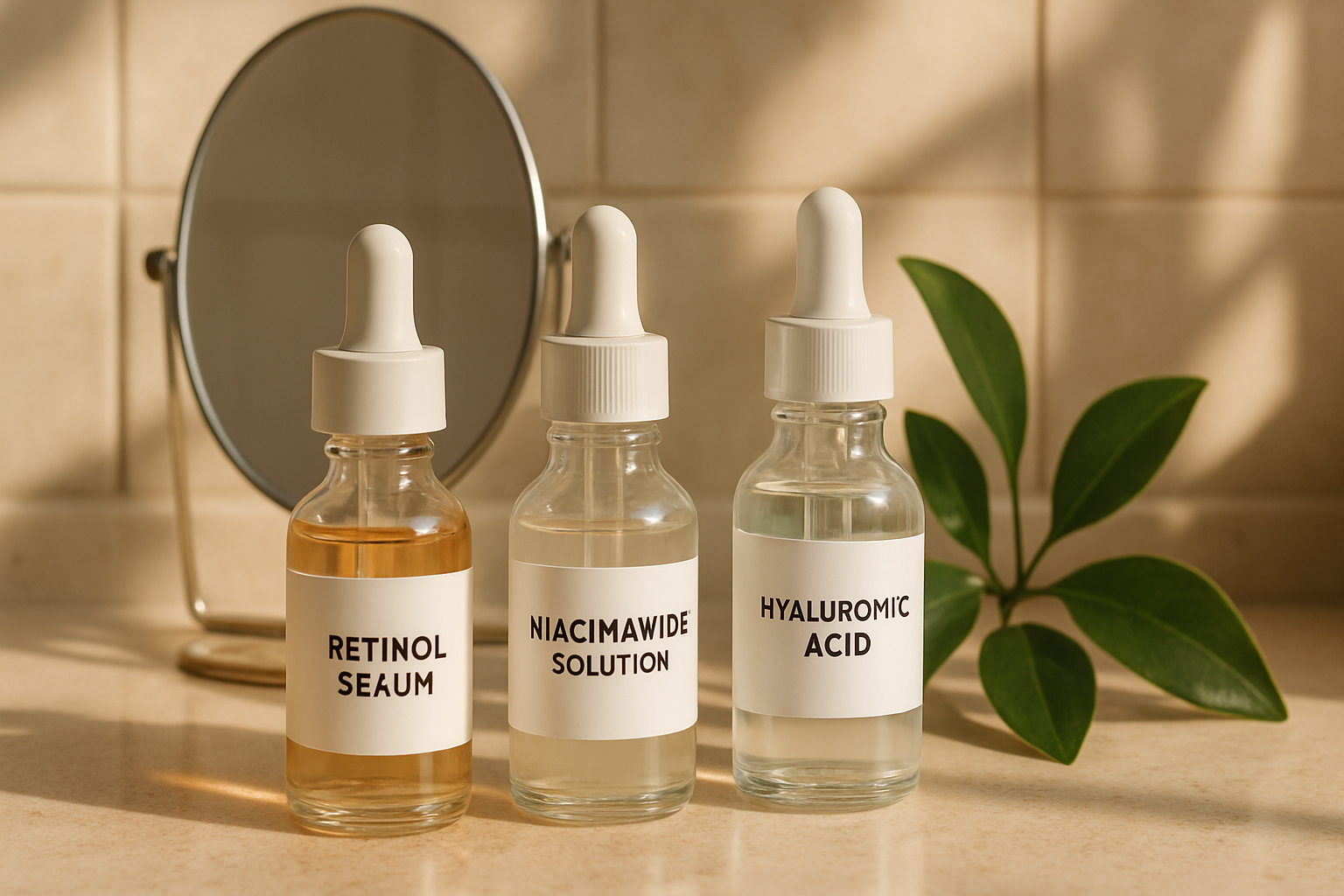 Cum să Integrezi Corect Retinolul, Niacinamida și Acidul Hialuronic în Rutina Ta