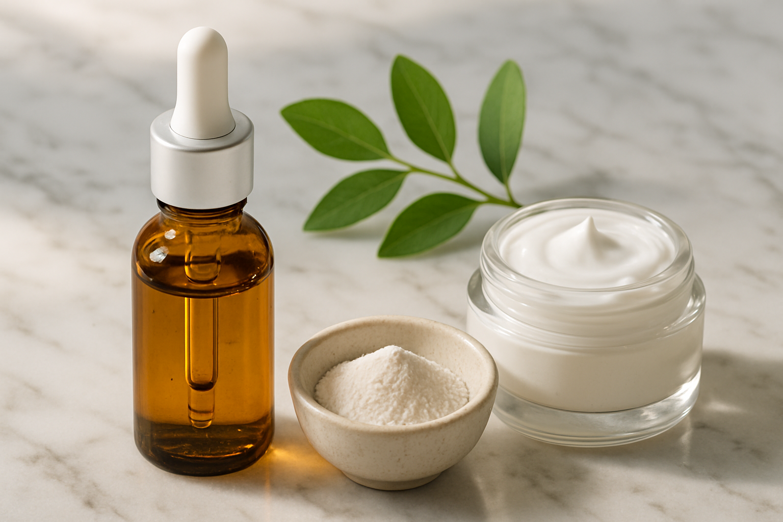 Ingrediente active: retinol, niacinamidă și acid hialuronic pentru o piele sănătoasă