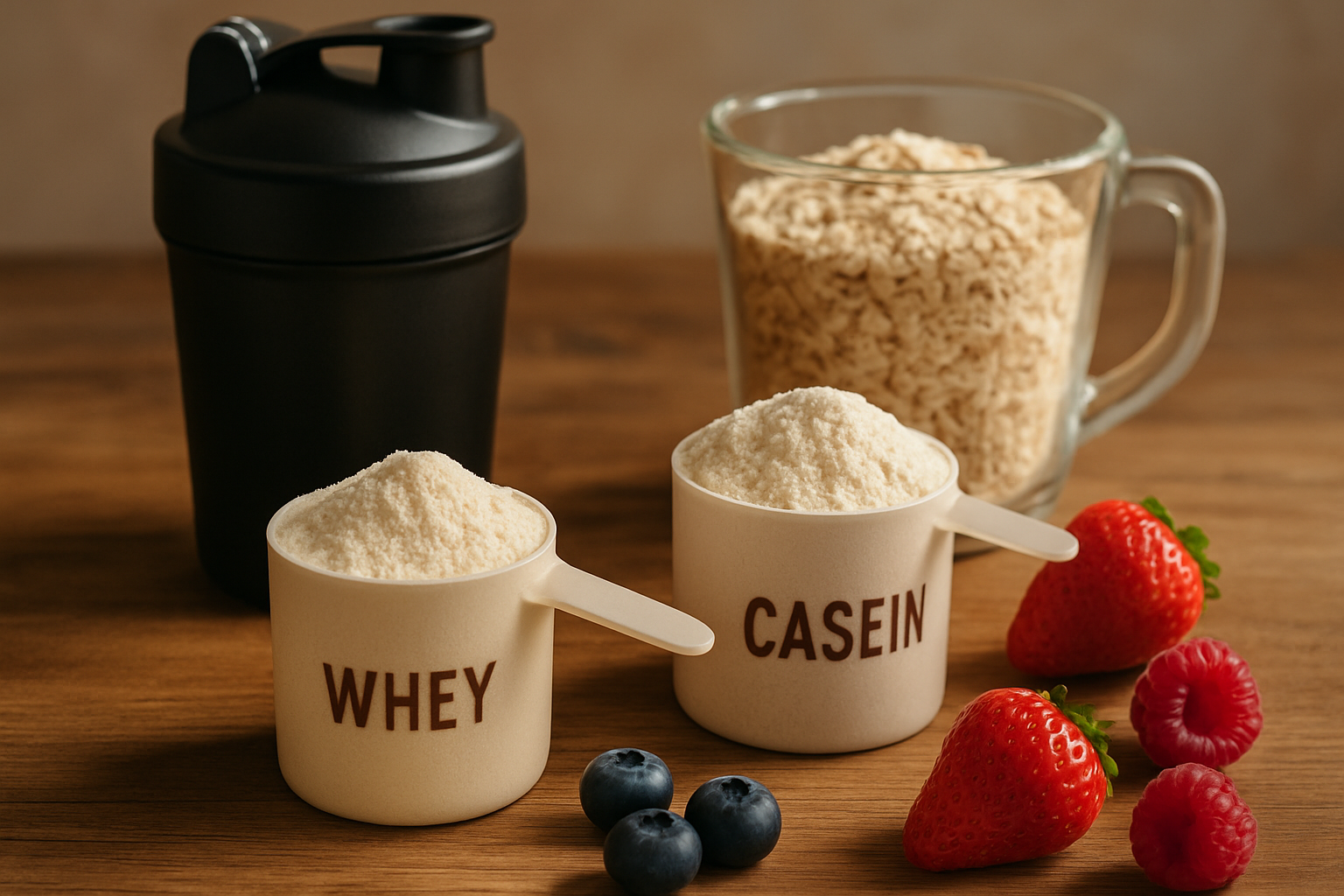 Proteine pentru sportivi: whey vs. cazeină - decizii corecte