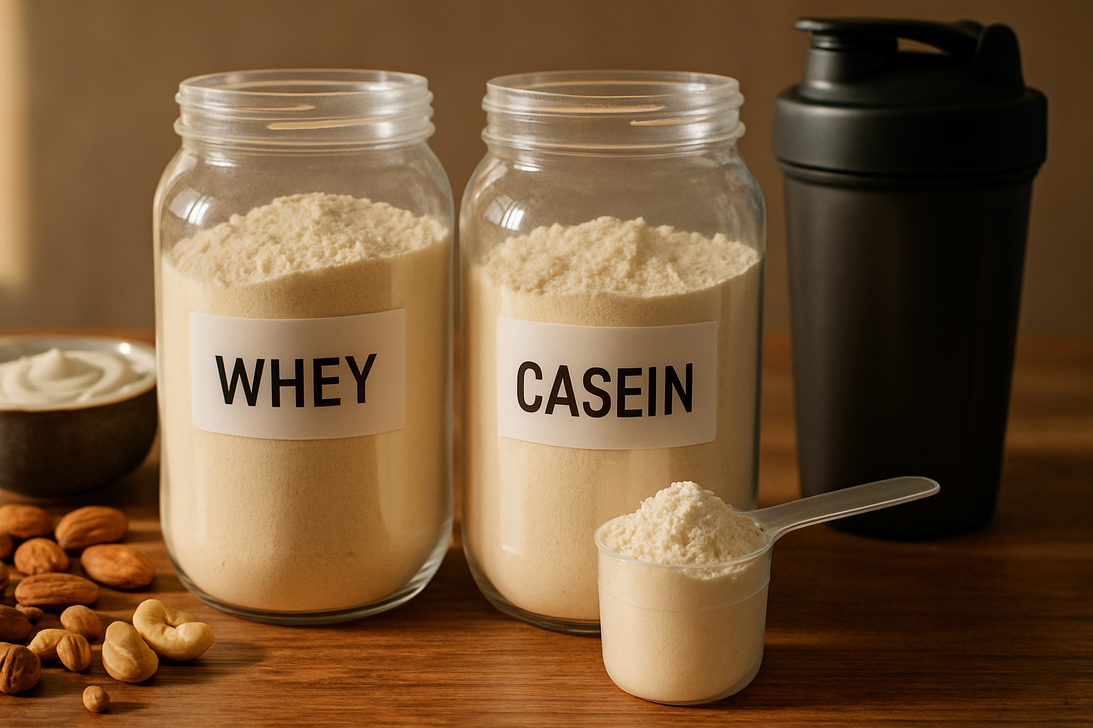 Whey vs. Cazeină: Ce Proteină Alegi și Când?